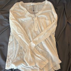 NWT white long sleeve shirt